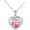 F, variant on Womens 925 Sterling Silver Cubic Zirconnia Heart Infinity Necklace Love Heart Necklaces for Women Jewerly Birthday Gift for Mom
