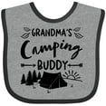 thumbnail image 3 of Inktastic Grandmas Camping Buddy Boys or Girls Baby Bib, 3 of 4