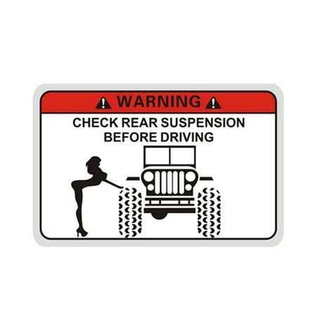 BJYX Funny in Car Safety Warning Reflective Decal Sticker Waterproof | Walmart Canada BJYX Funny in Car Safety Warning Reflective Decal Sticker Waterproof | Walmart Canada