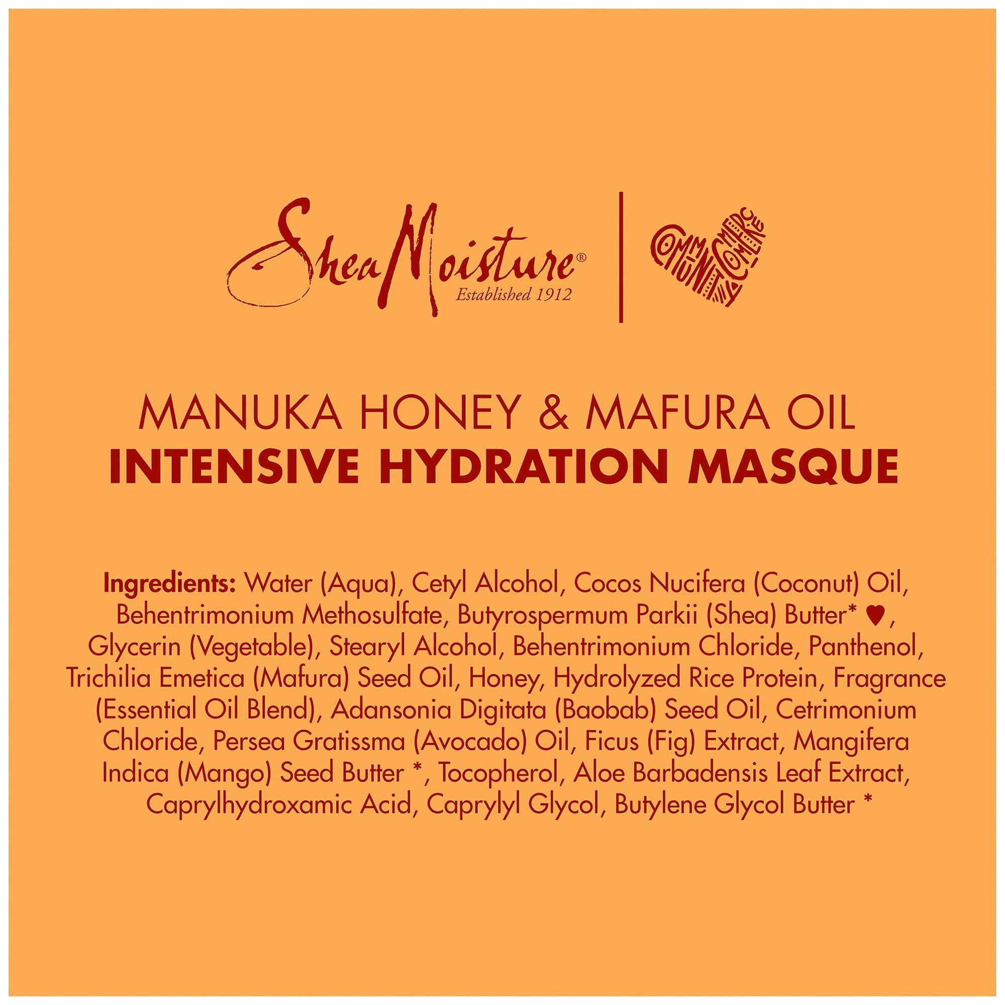 Shea Moisture Manuka Honey & Mafura Oil Masque 326gr - CurlyNess