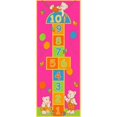 thumbnail image 1 of Sintechno SA-HOPINK27 Playful Hopscotch Pink Area Rug, 2.5 x 7 ft., 1 of 1