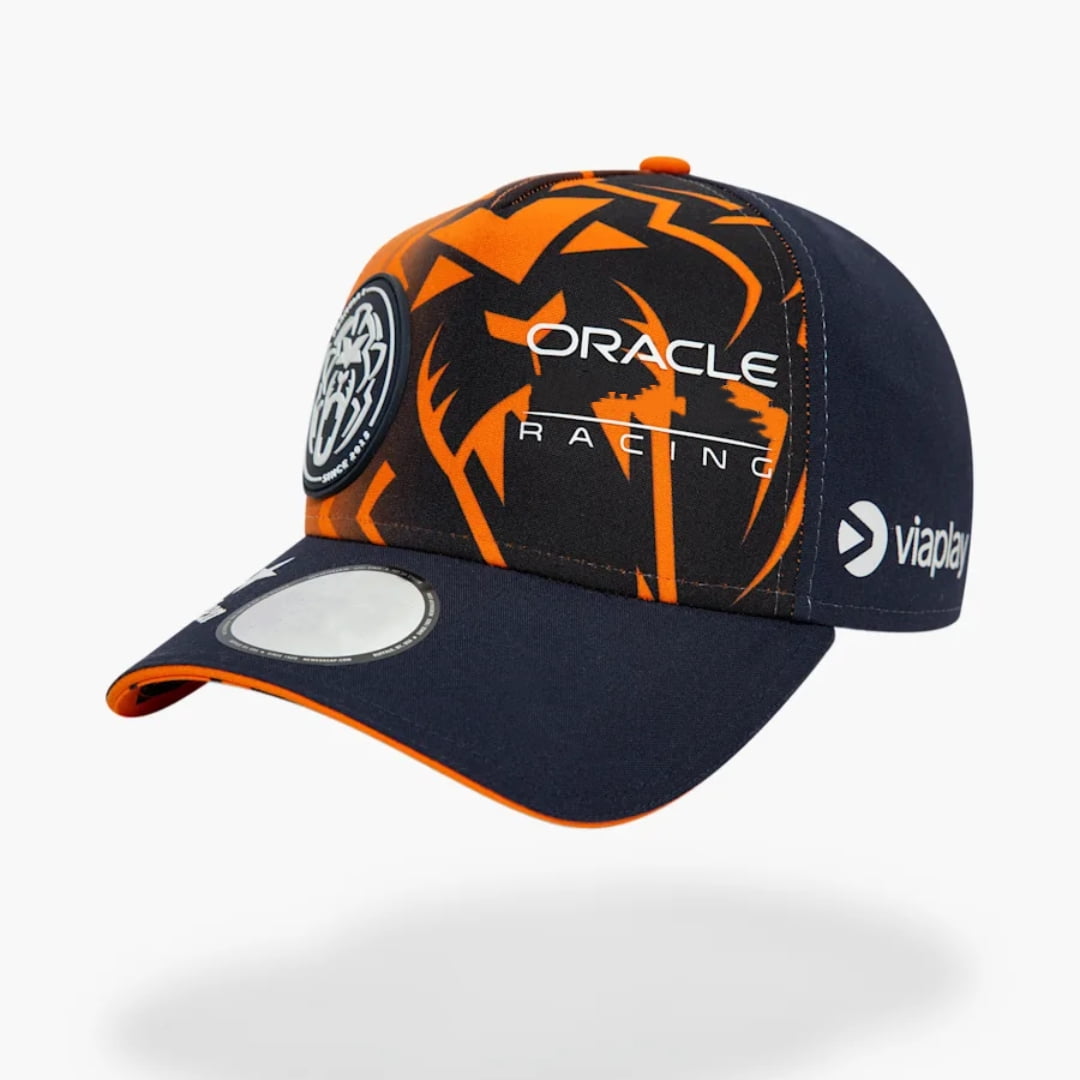 F1 Team Bull 2024 Max Verstappen Orange Lion Driver Cap Baseball