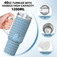 thumbnail image 3 of Zofaai Bluey Pattern 40OZ Ice Cup with Handle, Stainless Steel Heat Preservation Cup Suitable for Car Cup Holder, Travel, Office, Unisex, 3 of 8
