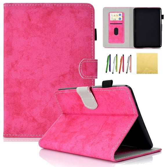 Kindle Paperwhite 2018 Case, Allytech Premium PU Leather Smart Folio Stand Wallet Case Cover with Auto Wake/Sleep Fits All-New Amazon Kindle Paperwhite 10th Generation E-Reader, Rose