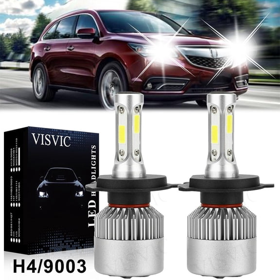 FOR 97-02 Mitsubishi Mirage Coupe Chrome Headlights Replacement Lamps Bulbs Pair