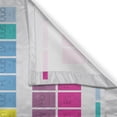 thumbnail image 3 of Ambesonne Periodic Table Kitchen Curtains, Colorful Square Look, 55"x30", Multicolor, 3 of 3