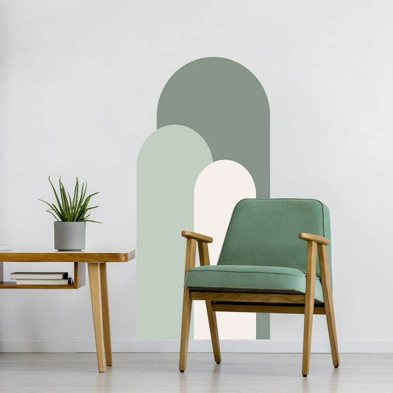 Sticker Mural Arche Boho PVC - Décoration Murale 80x50 Cm - Moderne Et Lisse