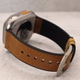 thumbnail image 2 of Apple Watch Ultra Leather Band - Light Brown 49mm Compatible with Apple Watch Ultra, 2 of 6