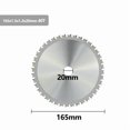 thumbnail image 2 of 136/165 mm 3 0t/40t Cuchilla de sierra circular de carburo for cuchillas de disco de corte de metal de acero de hierro, 2 of 5