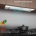 thumbnail image 2 of IKTCH 30” 900 CFM Capot Convertible Sans Conduit avec Détection de Gestes et Lumières LED en Acier Inoxydable, 2 of 5