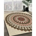 thumbnail image 2 of Ahgly Company Indoor Rectangle Patterned Khaki Gold Area Rugs, 5' x 7', 2 of 6