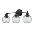 thumbnail image 4 of Trans Globe Lighting 22223 Polverini 3 Light 24" Wide Bathroom Vanity Light - Nickel, 4 of 7