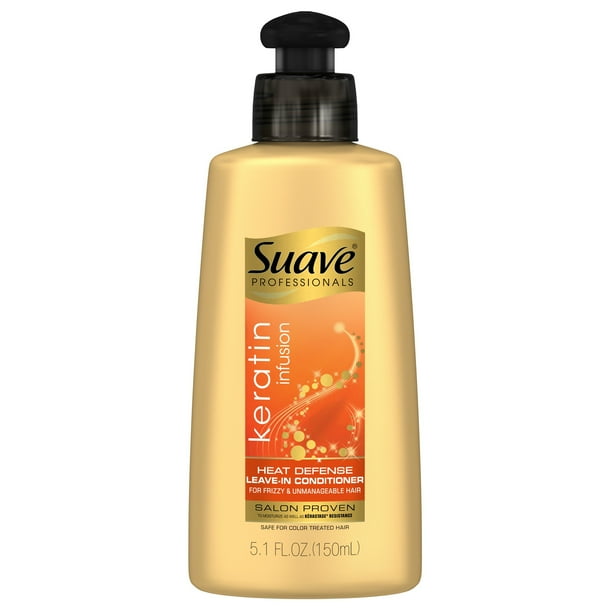 Suave Professionals Keratin Infusion Heat Defense LeaveIn Conditioner