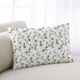 thumbnail image 2 of Sage Green Botanical Throw Pillow Cover 16 x 24 Inch Decorative Pillow Cover Retro Blossom Floral Wildflower Lumbar Pillowcase Seasonal Rectangle Cushion Case for Couch Sofa Bed Living Room, 2 of 7