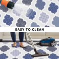 thumbnail image 4 of Grey Purple Moroccan Outdoor Rug 5x8 Ft, Non Slip Washable Area Rug, Retro Bohemia Geometric Pattern Patio Rugs Carpet Runner, Large Floor Mat for Indoor/Outdoor Deck Porch Camping, 4 of 8