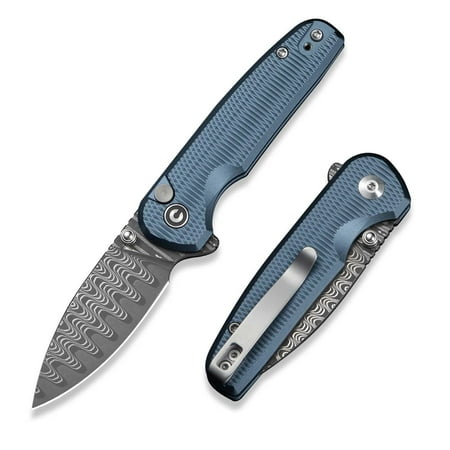 CIVIVI Mini Shakan Pocket Folding Knife with 2.48 Damascus Blade C20052F-DS1