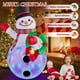 thumbnail image 3 of Muñeco de nieve inflable navideño MICOCAH de 8 pies con LED giratorios, 3 of 6