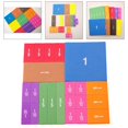 thumbnail image 4 of 22x Tuiles de Fraction Arc-en-Ciel Mathématiques Manipulatives pour École Primaire, 4 of 8