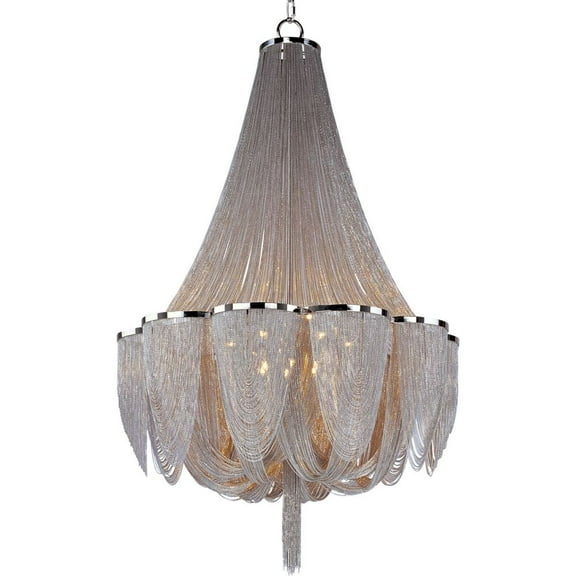 -Fourteen Light Chandelier In Modern Style-34 Inches Wide By 55 Inches High Maxim Lighting 21467Nkpn