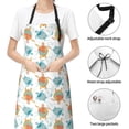 thumbnail image 6 of Naloa Sea Turtle Apron Kitchen Aprons with Pockets for Women Men Chef, 6 of 8
