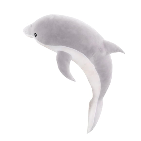 Creative Dolphin Stuffed Animals Toy Cushion Stuffed Toy Dolphin Plush Toy for Gray 50cm