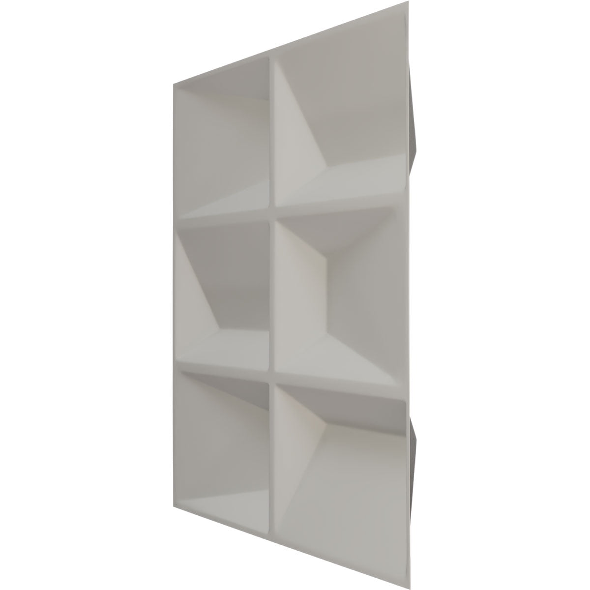 19 5/8"W x 19 5/8"H Stratford EnduraWall Decorative 3D Wall Panel, Universal Aged Metallic Weathered Steel (Covers 2.67 Sq. Ft.)