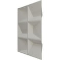 thumbnail image 4 of 19 5/8"W x 19 5/8"H Stratford EnduraWall Decorative 3D Wall Panel, Universal Aged Metallic Weathered Steel (Covers 2.67 Sq. Ft.), 4 of 6
