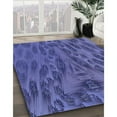 thumbnail image 3 of Ahgly Company Machine Washable Indoor Rectangle Transitional Light Slate Blue Area Rugs, 2' x 5', 3 of 7