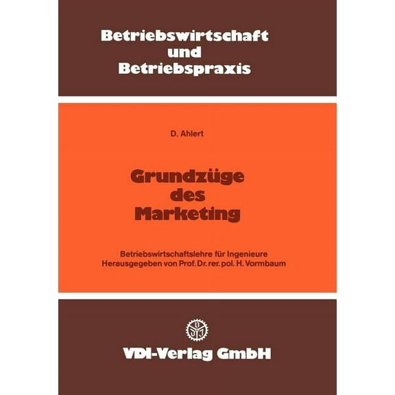 VDI-Buch Grundzüge Des Marketing, (Paperback)