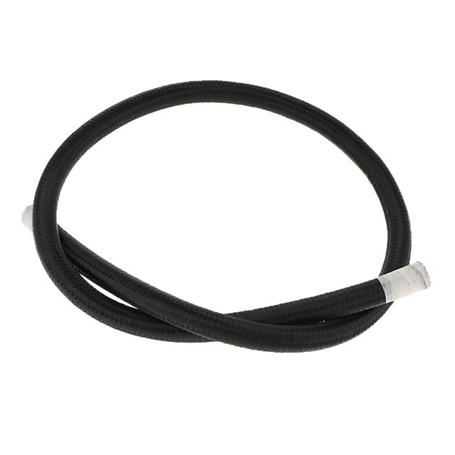 Manguera de Línea de Aceite / Combustible Negra AN8 8-AN Trenzada de Nailon / Acero Inoxidable 1 Metro Macarena Manguera de combustible de aceite trenzado de nylon
