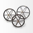 thumbnail image 3 of Petite Black Metal Circular Decorative Object, 3 of 6