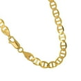 thumbnail image 3 of JewelStop 10k Yellow Gold 5.5mm Mariner Chain with Lobster Clasp 20in, 3 of 8