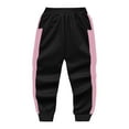 thumbnail image 3 of AUNVITO Boys & Girls 2-14Y Winter Hooded Sweatshirt Set 100% Polyester Long Sleeve Sporty Casual Activewear Outfit With Pants, 3 of 4