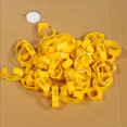 thumbnail image 4 of Chicken Leg Rings, Chicken Identification Leg Bands Plastic Recycled 6 Slots Yellow  For Chicken, 4 of 8