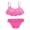 Pink, variant on Bathing Suits For Girls Two Piece, Swimsuit For Kids 10-12 Rash Guard Swimwear Quick Dry Girls Tankini Swimsuit Cute Beach Pool Swimwear