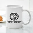 thumbnail image 5 of CafePress - I'd Rather Be Welding Mug - 11 oz Ceramic Mug - Novelty Coffee Tea Cup, 5 of 6