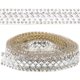 thumbnail image 1 of BRIGHTFUFU 1 rollo auto adhesivo cinta de imitación de diez rhinestone bling roll roll roll diy nave artesanía, 1 of 7