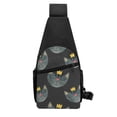 thumbnail image 3 of Disketp Sling Backpack,Multipurpose Crossbody Shoulder Bag Travel Hiking Daypack-Faces Of The Cat, 3 of 6