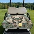 thumbnail image 2 of Yuyamidu Butterfly Golf Cart Seat Covers for 2-Person Seats, Boho Flowers Golf Cart Seat Covers Soft Golf Cart Seat Towel Blanket with 4 Front Pockets for All Season, 2 of 8