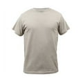 thumbnail image 2 of Rothco Solid Color 100% Cotton T-Shirt,Desert Sand,XL, 2 of 2