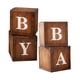 thumbnail image 1 of 4x Cajas de bebé con letras Género Decoración Cajas de globos reutilizables para el hogar Boda Foto de Navidad Suministros para , COLOR DE LA MADERA Macarena Cajas de Globos, 1 of 8