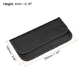 thumbnail image 2 of Unique Bargains Faraday Bag, 2Pcs RFID Signal Blocking Pouch Clamshell 7.87 Inch Anti-Radiation Anti-Tracking Anti-Spying, Black, 2 of 5