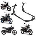 thumbnail image 2 of Caballete para moto Negro Mach Generico Acero 67 Cm Universal Trasera Ajustable 120 Kg, 2 of 6