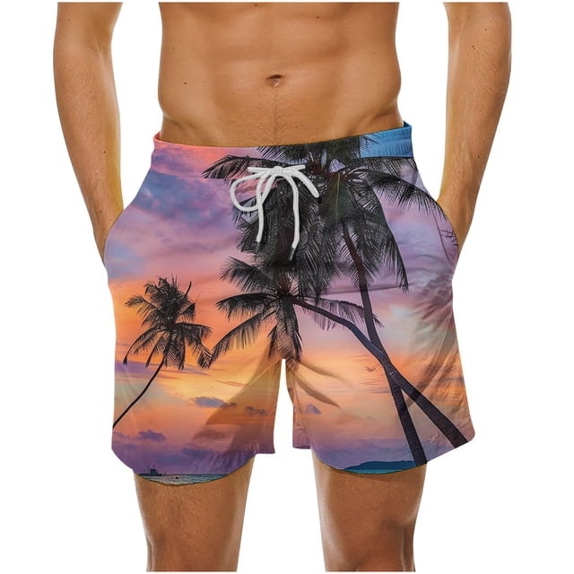 Birdeem Shorts de Plage Amples d'Été pour Hommes avec Poches