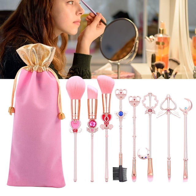 Anime Cosmetic Make Up Brush Tool Kit,Makeup Brush Set Anime Makeup Brush Set Eye Shadow Blush Brush Maximized Efficiency