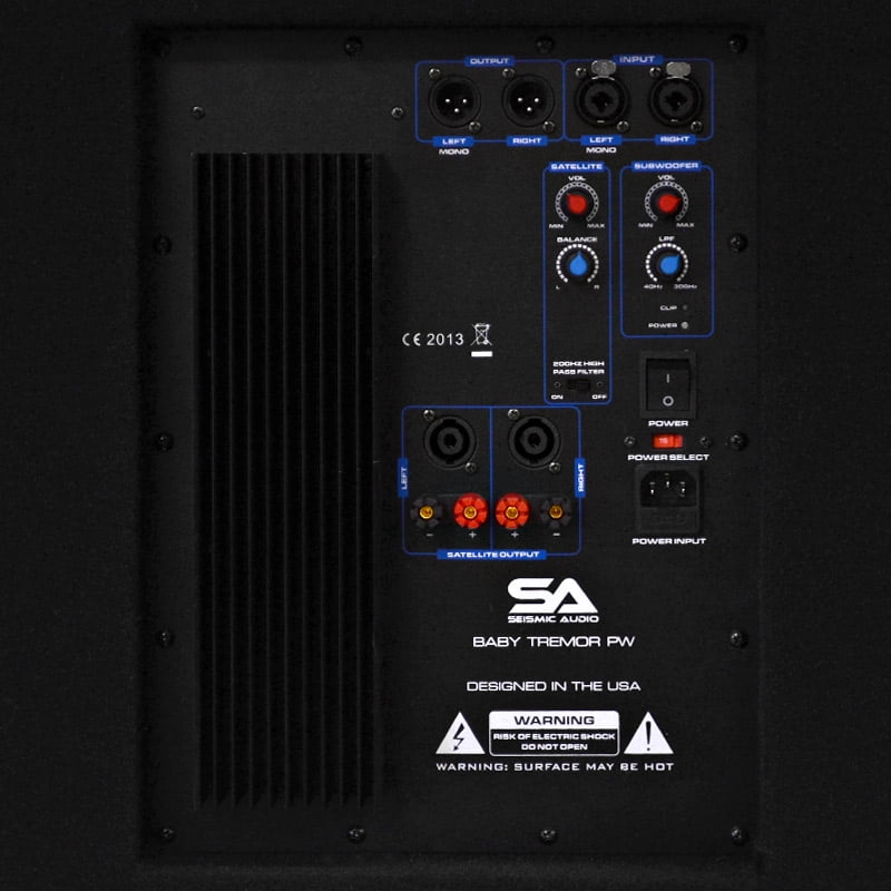 SA-12MT -Pro Audio PA/DJ 12-Inch Monitors-400 Watts Pair Seismic Audio 