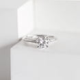 thumbnail image 4 of 1.50 TCW Round Brilliant Cut Split Shank Anniversary Ring 14K White Gold, 4 of 5