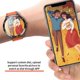 thumbnail image 3 of Reloj inteligente MT16 con pantalla táctil completa para hombre, reloj deportivo con rastreador de actividad física, llamadas, resistente al agua IP67, reloj inteligente con temperatura, color rojo, 3 of 5