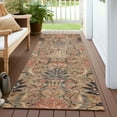 thumbnail image 6 of Addison Rugs Chantille Indoor/Outdoor Transitional Damask Khaki Washable Runner Rug, 2'3" x 7'6", 6 of 6