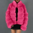 thumbnail image 4 of Winter Coats for Women Warm Fluffy Faux Fur Jackets Cropped Jacket Parka Outwear Solid Color Sharpe Fuzzy Jacket Coat Jackets for Women, 4 of 5